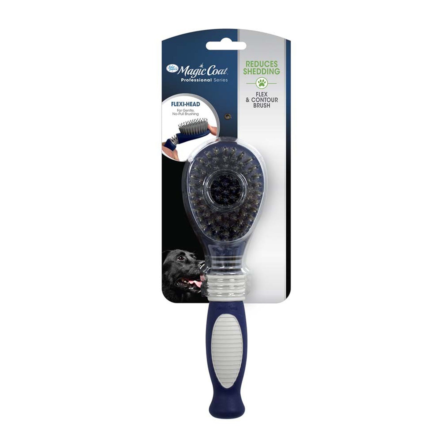 Four Paws Magic Coat Professional Series Flex  Contour Pin and Bristle Brush for Dogs 1ea/1 ct
