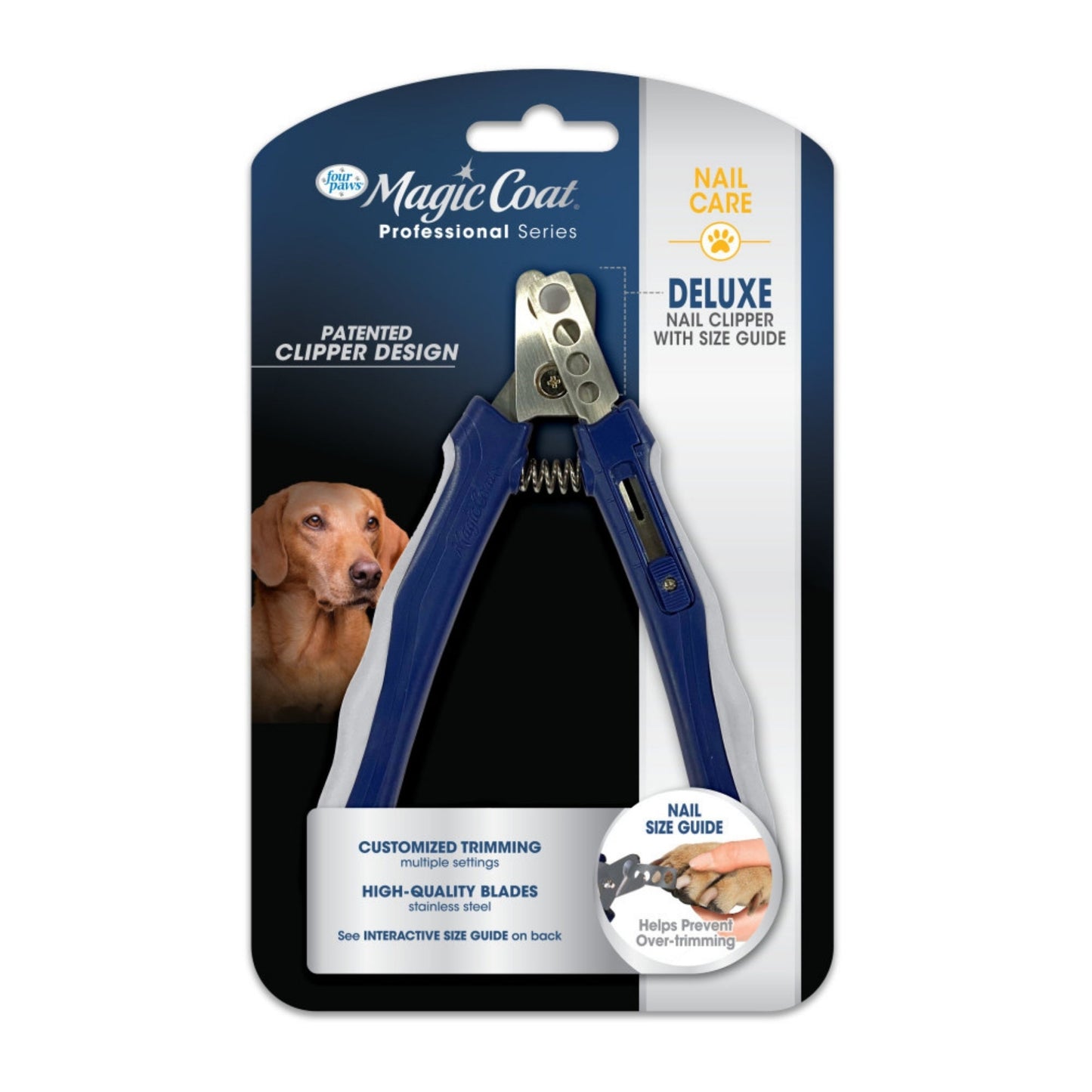 Four Paws Magic Coat Professional Series Deluxe Dog Nail Clipper with Size Guide 1ea/1 ct