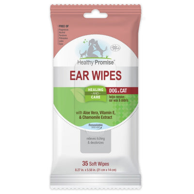 Four Paws Healthy Promise Cat  Dog Ear Wipes 1ea/35 ct