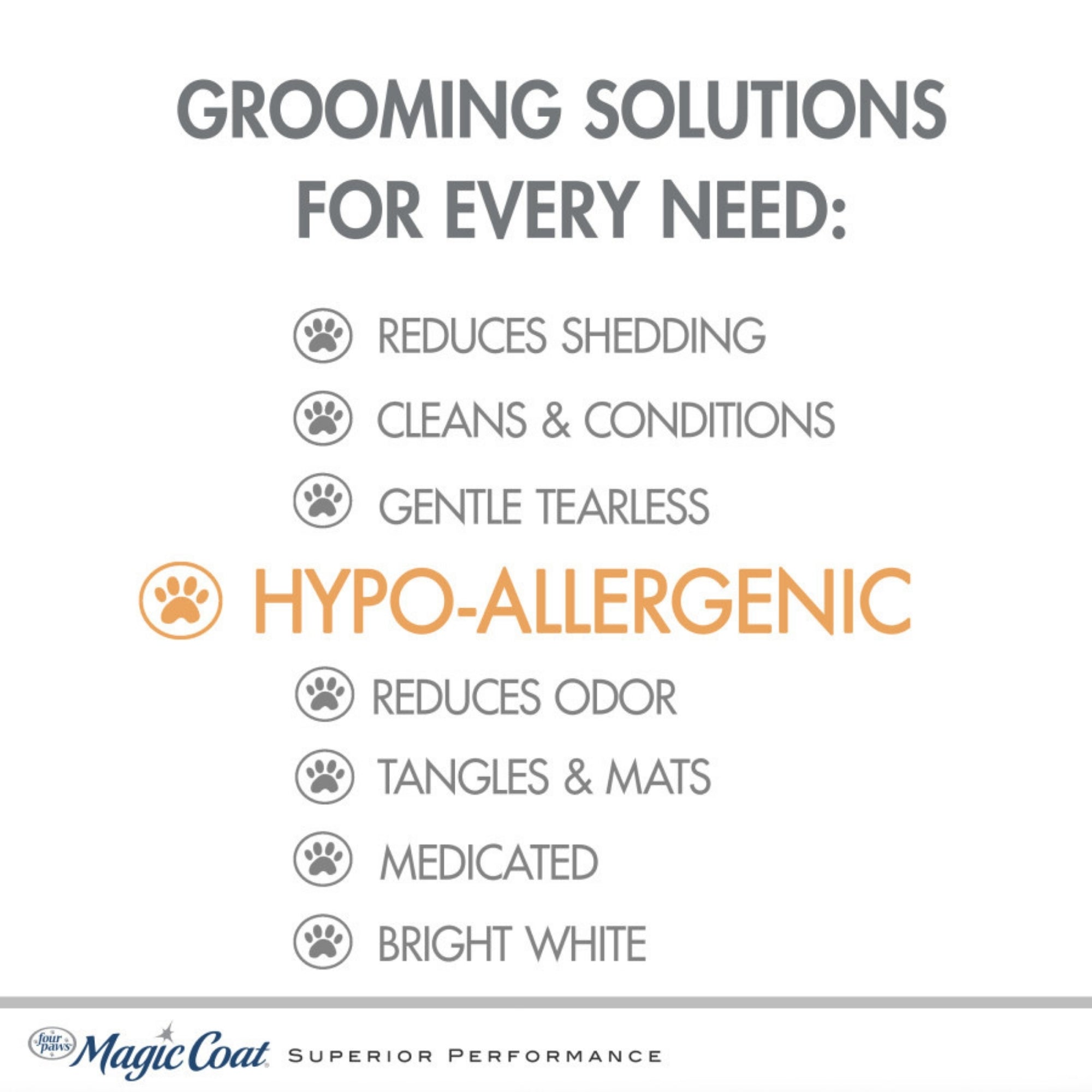 Four Paws Magic Coat Hypo-Allergenic Dog Shampoo Hypoallergenic Shampoo, 1ea/16oz.