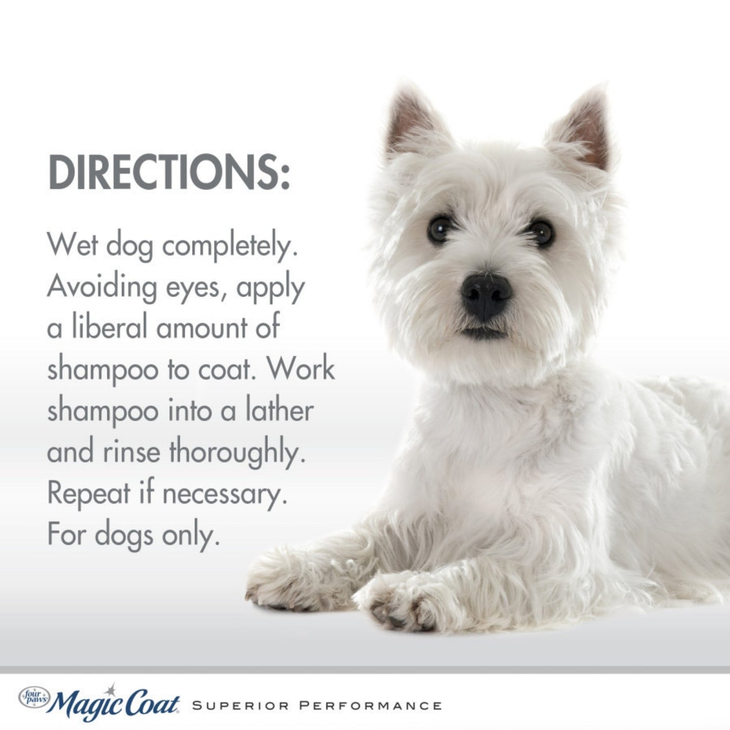 Four Paws Magic Coat Bright White Dog Shampoo Almond Shea Butter, 1ea/16 oz 1 ct