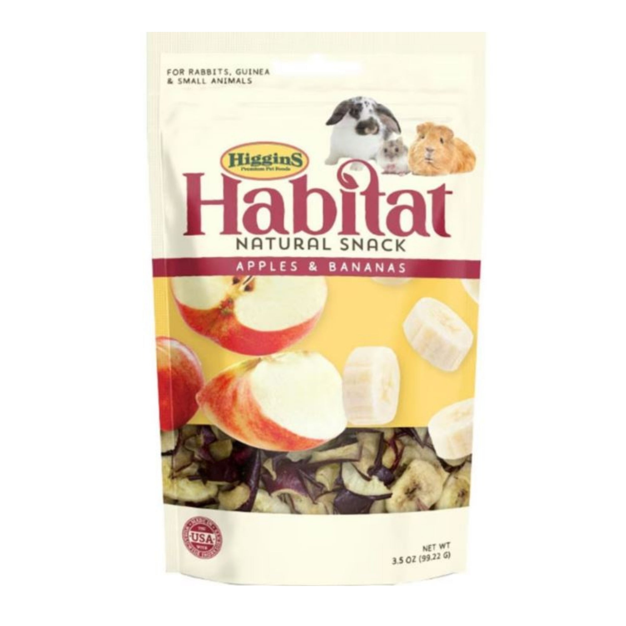 Higgins Higgins Habitat Small Animal Treats Apple/Banana 3.5oz.
