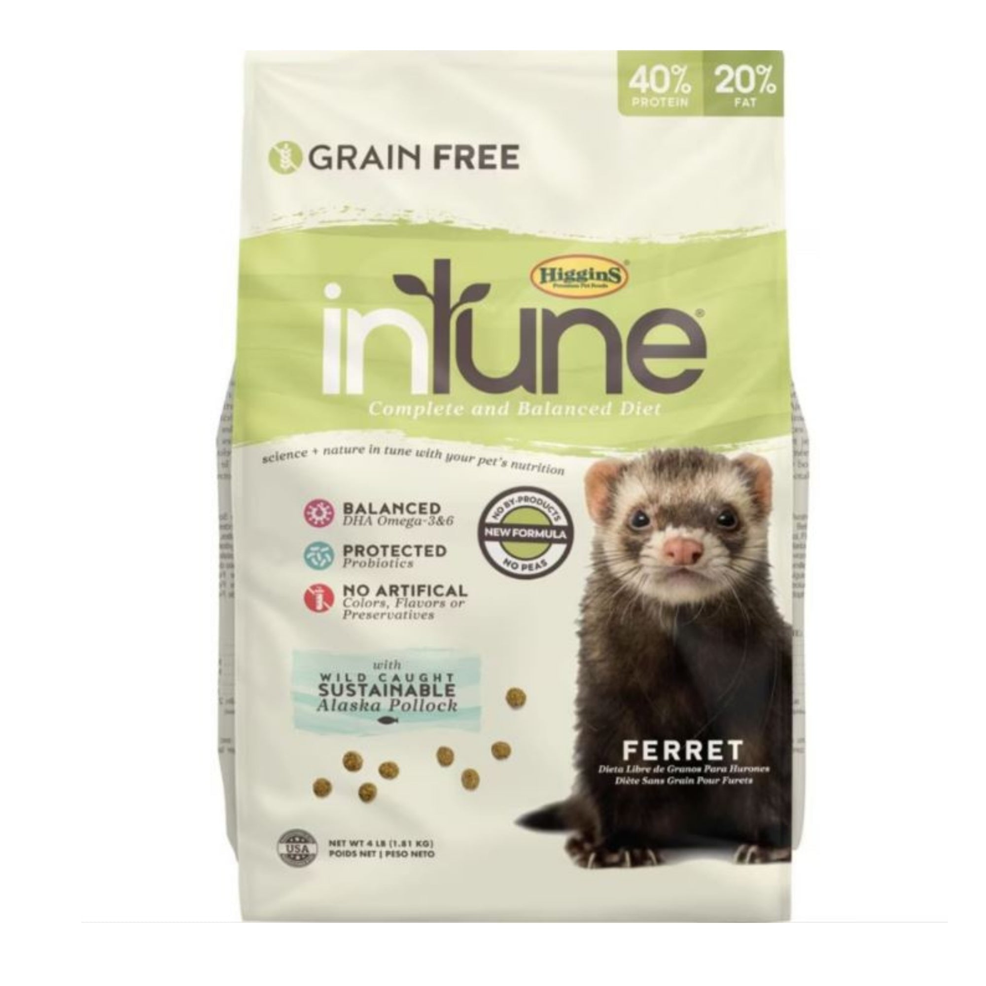 Higgins Intune Complete Diet Ferret 4 Lb