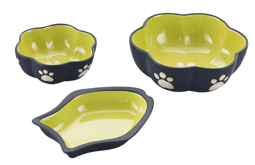 Spot Vienna Dog Bowl Green 7in