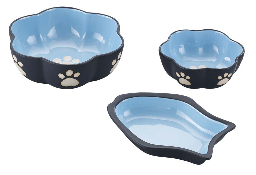 Spot Vienna Dog Bowl Blue 5in