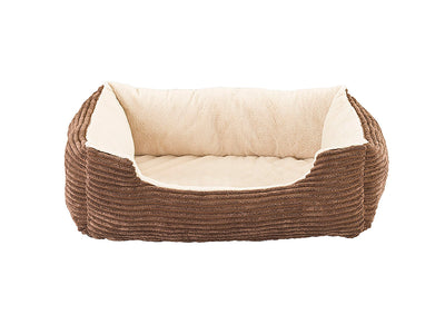 Spot Ethical Pet Corduroy Orthopedic Cuddler 27 Inch Chocolate