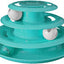 Doc and Phoebe Forever Fun Treat Track Cat Treat Dispenser Blue 5.25in