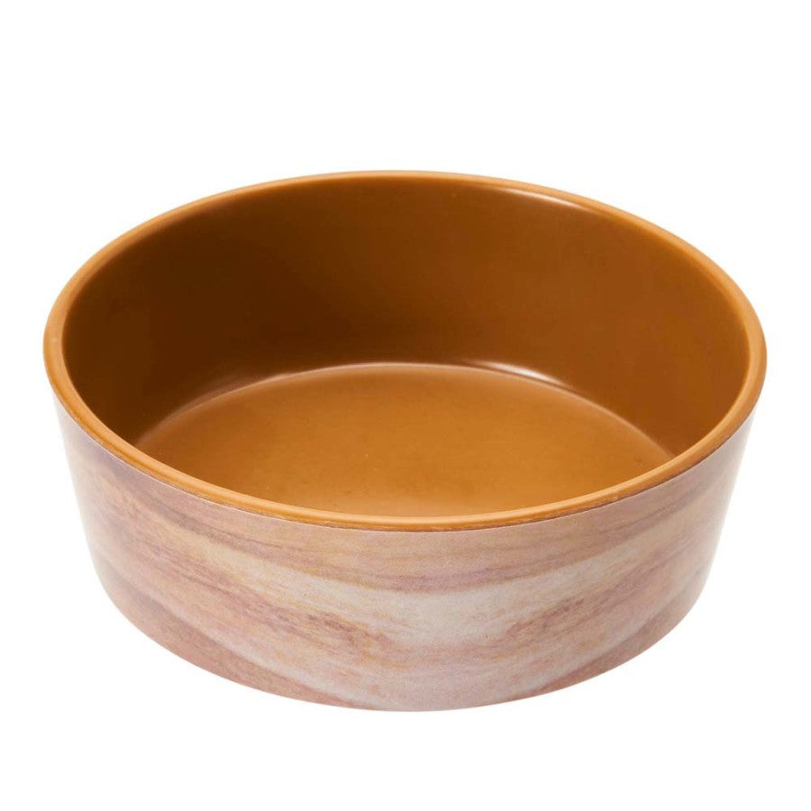 Spot Unbreak-A-Bowlz Wood Dog Bowl Tan/Brown 1ea/SM, 5 in