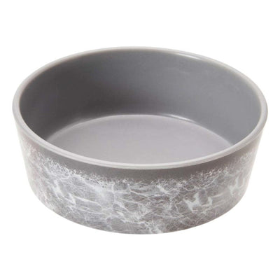 Spot Unbreak-A-Bowlz Marble Dog Bowl Grey 1ea/SM, 5 in