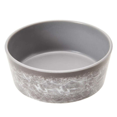 Spot Unbreak-A-Bowlz Marble Dog Bowl Grey 1ea/MD, 6 in