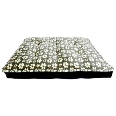 Arlee Ortholux Bella Orthopedic Mattress Linear Paws Charcoal-Black 45 X 36 X 8 Inch