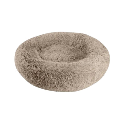 Arlee Warmly Shaggy Donut Taupe 39 X 39 X 10 Inch