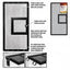 Zilla Fresh Air Screen Cover with Hinged Door 1ea/24 X 12 in