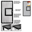 Zilla Fresh Air Screen Cover with Hinged Door 1ea/24 X 12 in