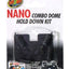 Zoo Med Hold Down Kit for LF-36 Nano Combo Dome Lamp Fixture Black 1ea
