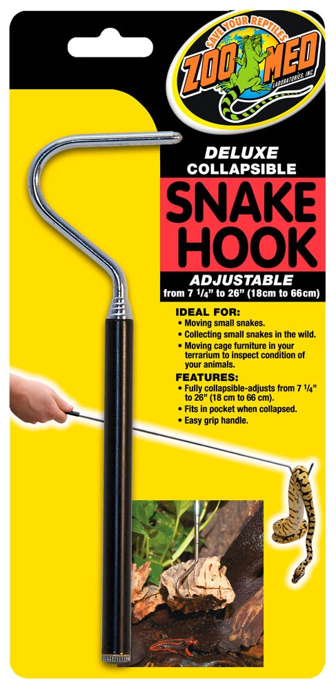 Zoo Med Deluxe Collapsible Snake Hook Black 1ea/7.25 In - 26 in.