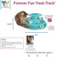 Doc and Phoebe Forever Fun Treat Track Cat Treat Dispenser Blue 5.25in