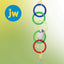 JW Pet ActiviToy Olympia Rings Bird Toy Multi-Color Small Medium
