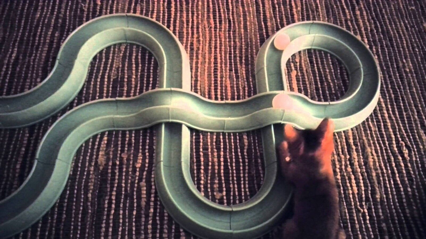 Bergan Turbo Track Cat Toy Slate Blue, 1ea/1 pk