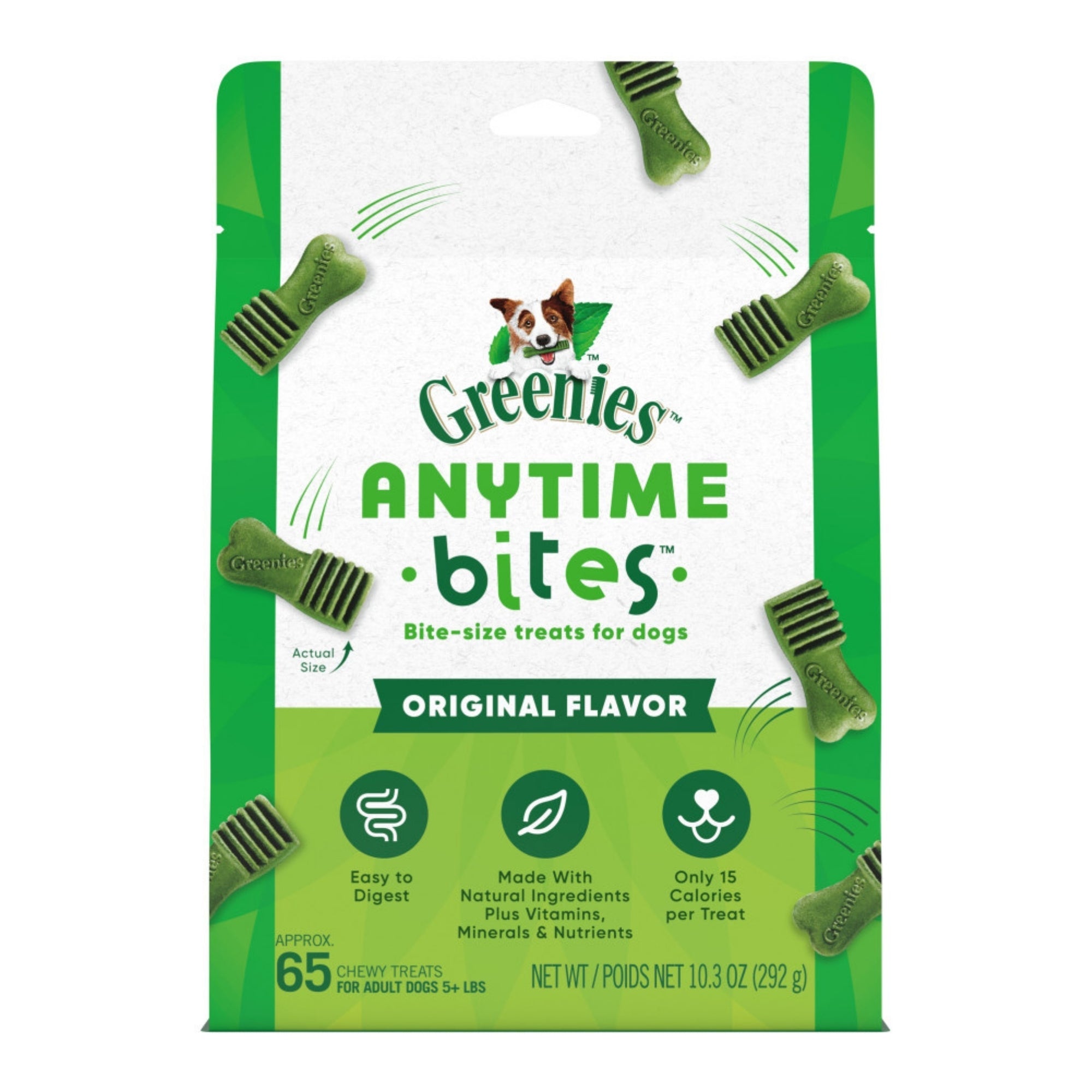 Greenies Anytime Bites BiteSize Dog Dental Treats Original, 1ea/10.3 oz