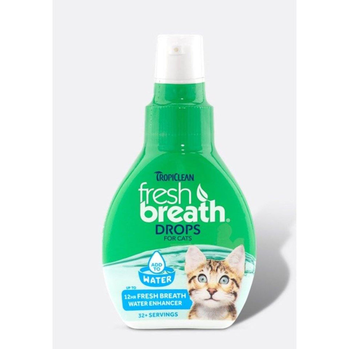 Fresh Breath by TropiClean Oral Care Drops for Cats, 2oz