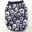 Skull Halloween Pet Clothes: Spooky Ghost Head Vest