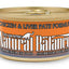 Natural Balance Pet Foods Ultra Premium Wet Cat Food Chicken & Liver Pate 24ea/3 oz