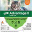 Advantage II Cat Small Orange 2-Pack - All Pet Super Store