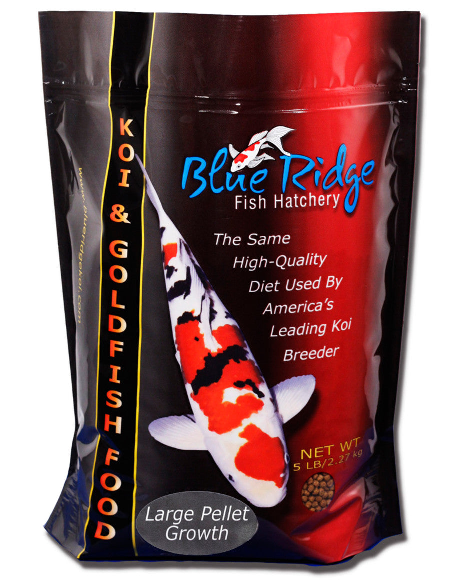Blue Ridge Koi & Goldfish FoodGrowth Large Pellet 5lb