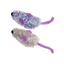 KONG Refillables Catnip Purple and Frosty Mice Cat Toy Purple, Frosty Grey 1ea/One Size, 2 pk