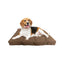 Ethical Pet Sleep Zone Luxe Faux Suede Pillow 32" Chocolate