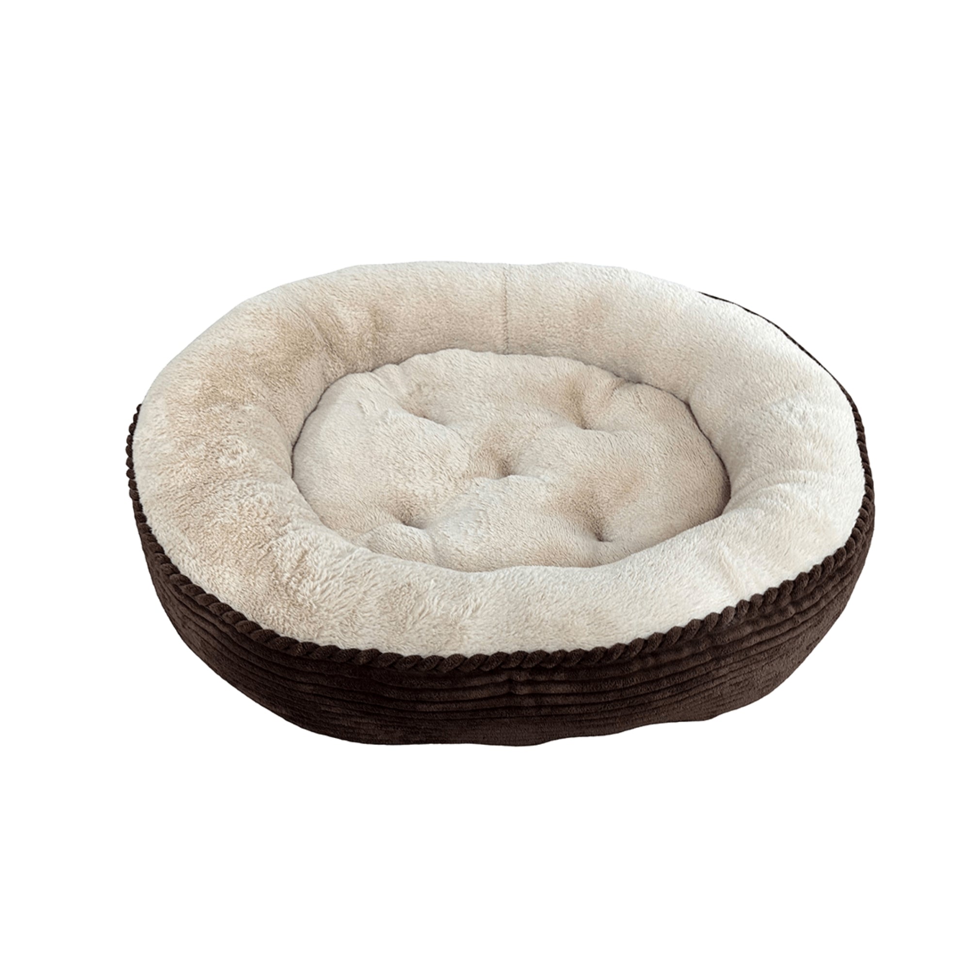 Ethical Pet Sleep Zone Luxe Round Rib Corduroy 31? Chocolate