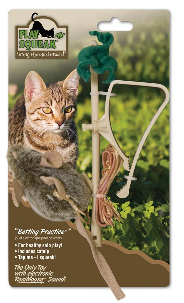 OurPet's Play-N-Squeak Batting Practice