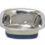 OurPets Premium Stainless Steel Square Dog Bowl Silver 1ea/SM