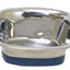 OurPets Premium Stainless Steel Square Dog Bowl Silver 1ea/SM
