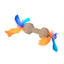 Ware Corrugated Barbell Cat Toy 4 x 1.25 x 1.25in.