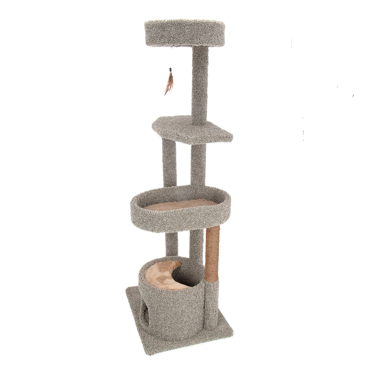 Ware Kitty Skyscraper Tower Cat Furniture 21 x 25 x 65in.