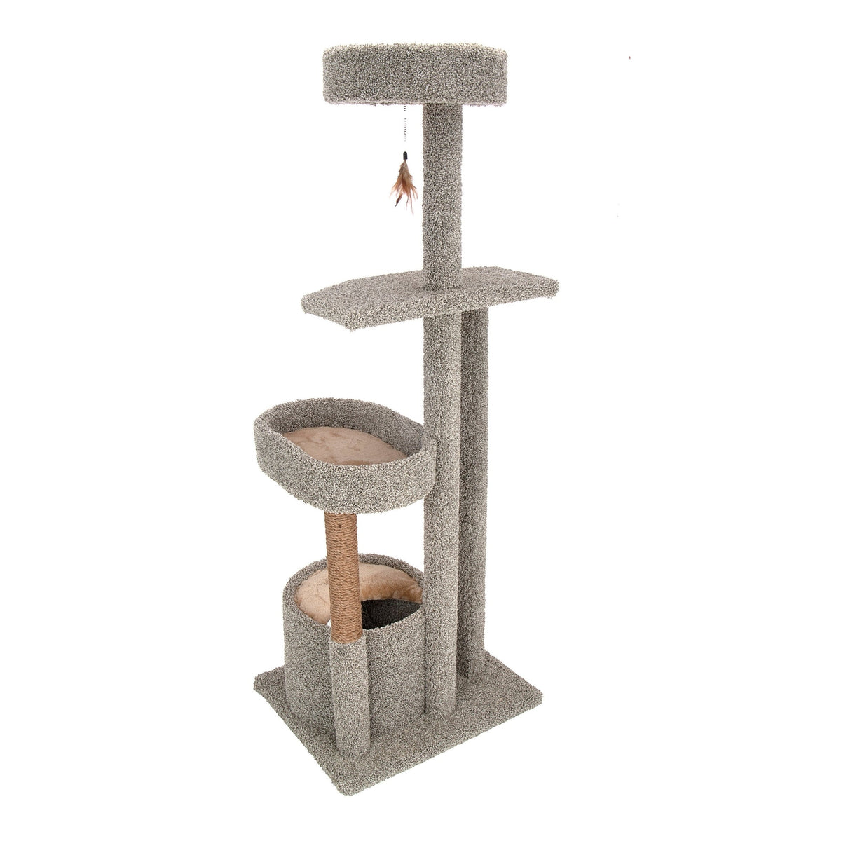 Ware Kitty Skyscraper Tower Cat Furniture 21 x 25 x 65in.