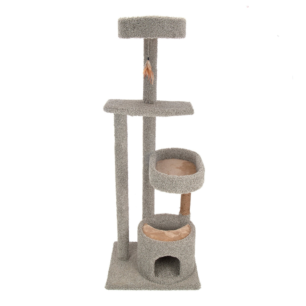 Ware Kitty Skyscraper Tower Cat Furniture 21 x 25 x 65in.