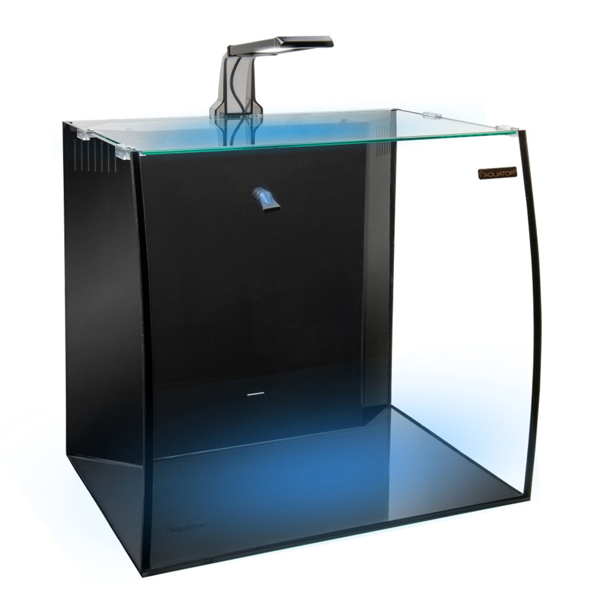 Aquatop Vertical Bowfront Aquarium Kit 13 gal
