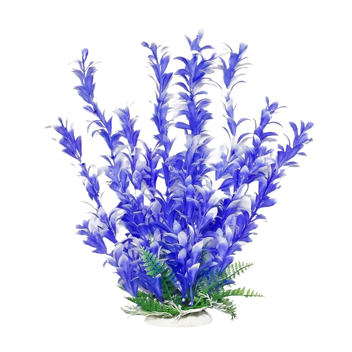 Aquatop Bacopa Aquarium Plant with Weighted Base Blue, White 12 in Default Title