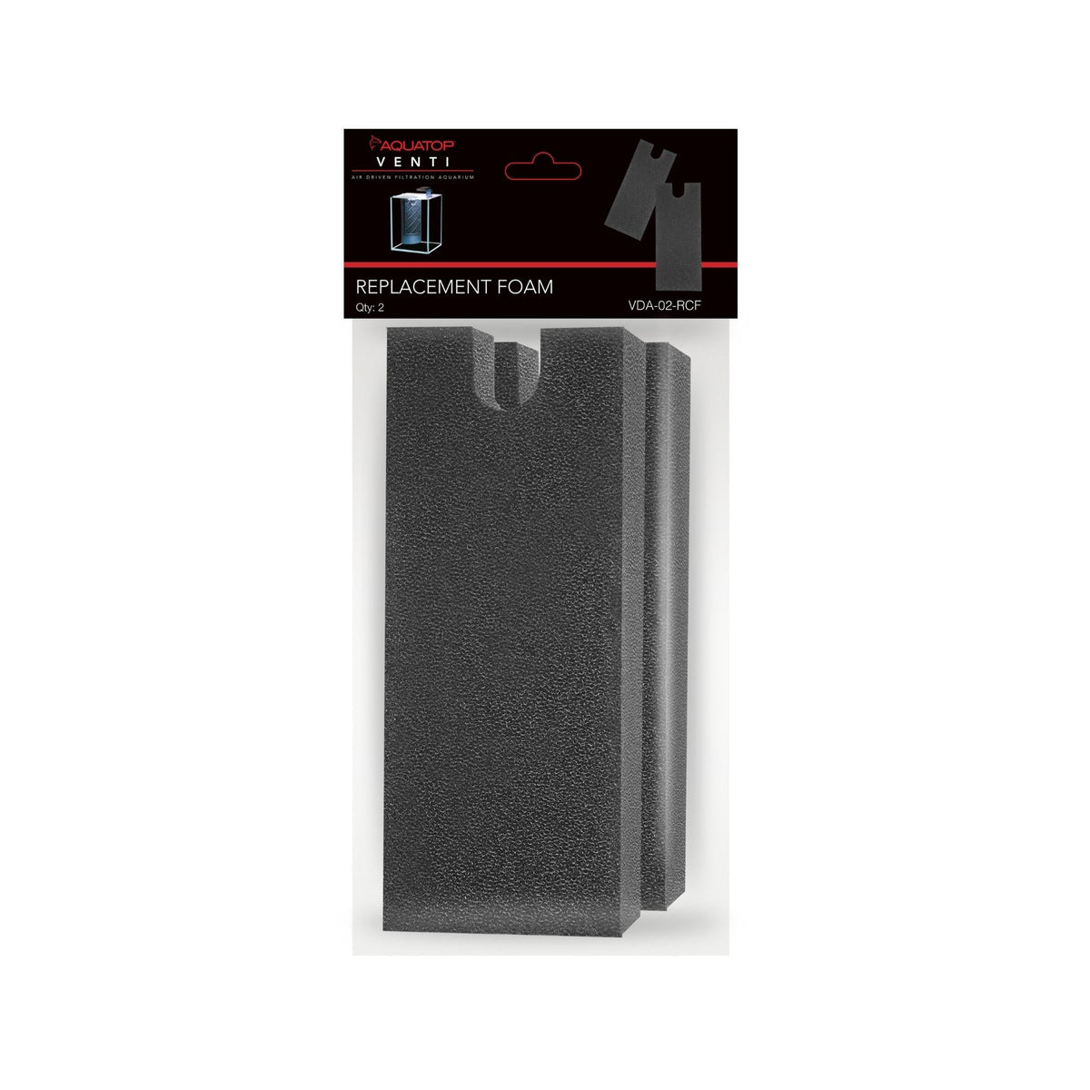 Aquatop Replacement Foam for Venti Desktop Aquarium 1ea-2 pk Default Title