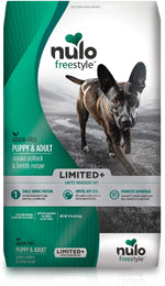 !!Nulo FreeStyle Limited+ Adult & Puppy Dry Dog Food Pollock & Lentils 1ea/4 lb