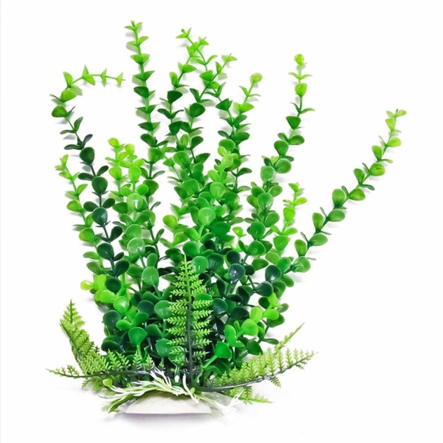 AquaTop Elodea Aquarium Plant Weighted Base Green 6in
