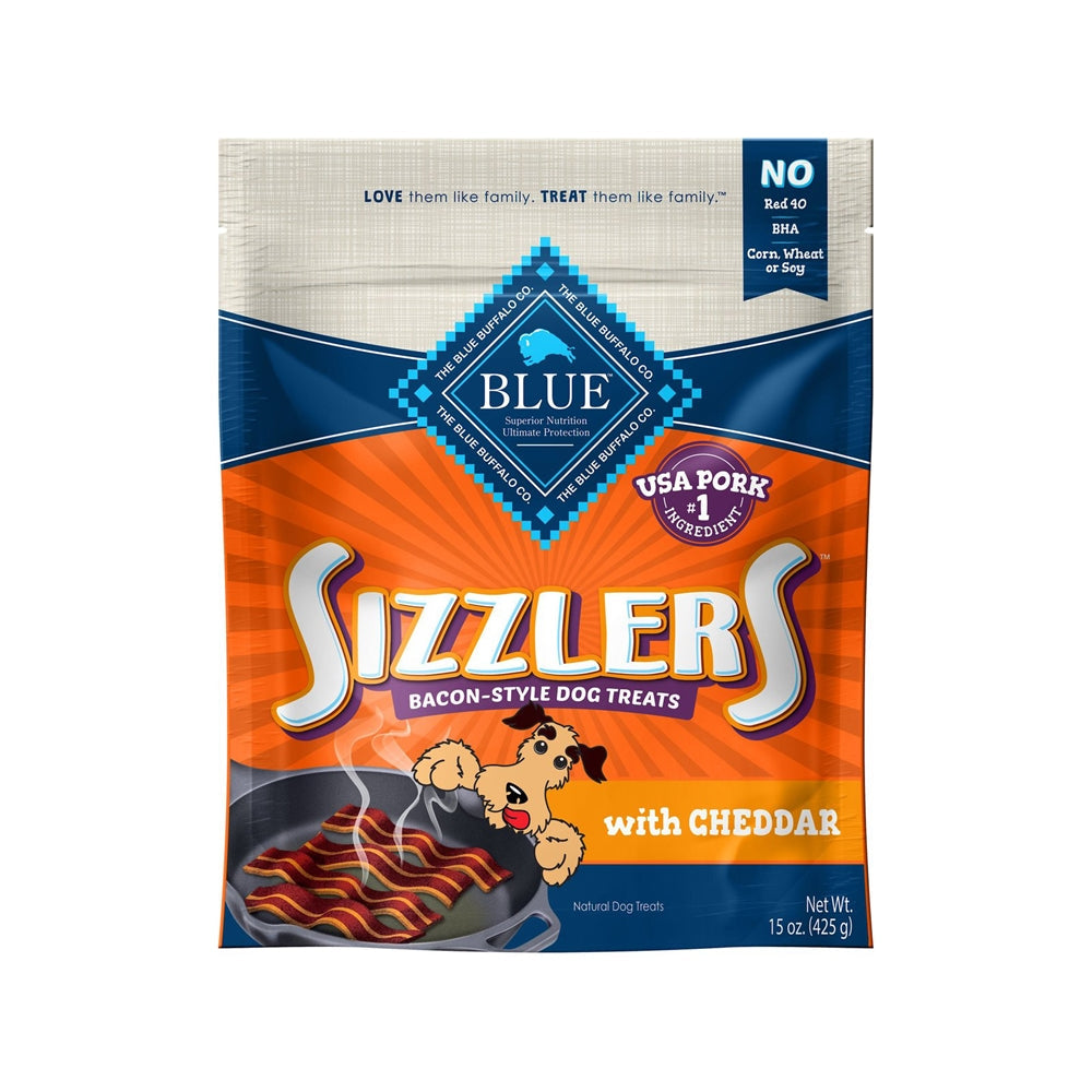 Blue Buffalo Sizzlers Cheddar 15oz. (Case of 4)