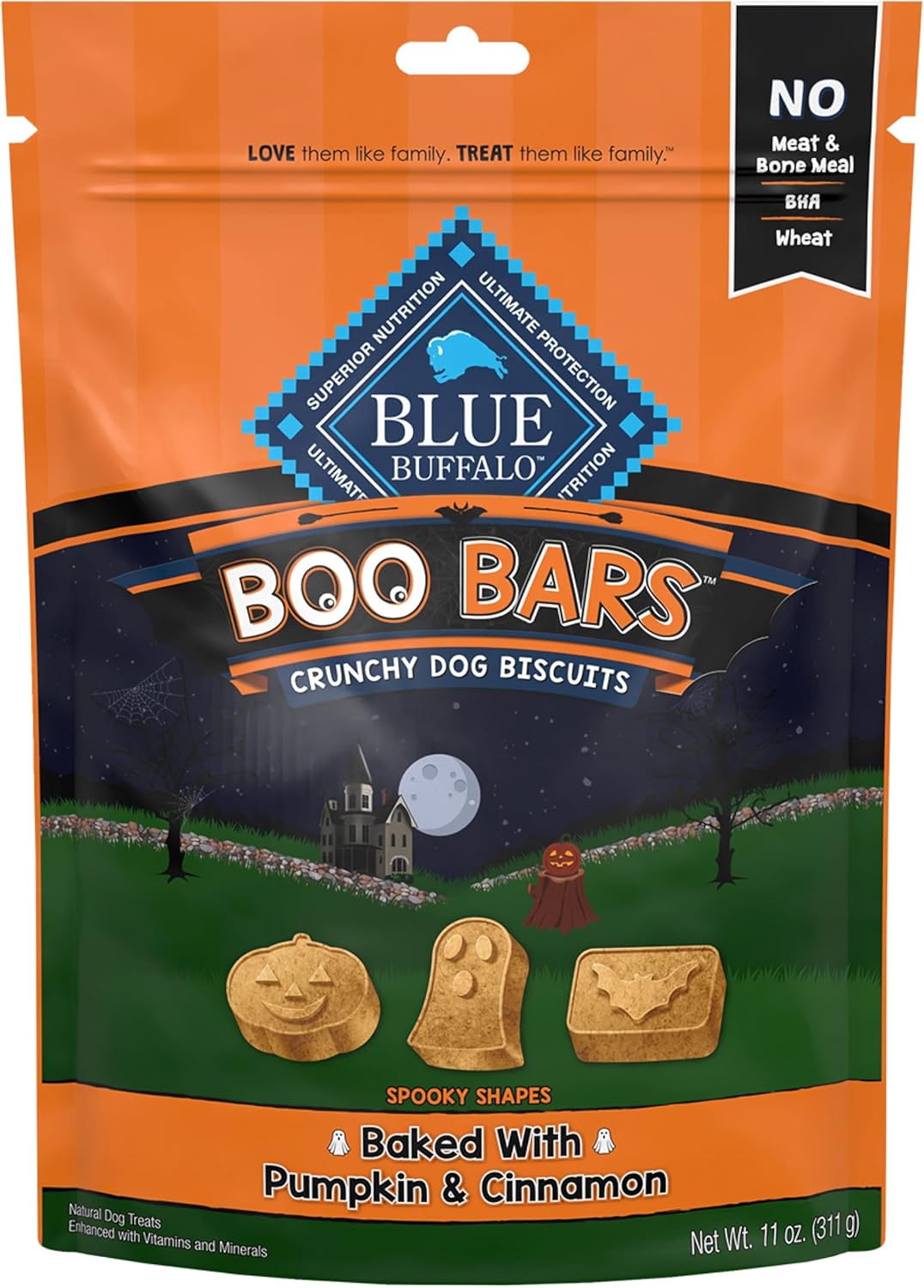Blue Buffalo Boo Bar Pumpkin And Cinnamon 11oz.