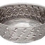 Loving Pets Diamond Plate Bowls with Non Skid Bottom Dog Dish Bowl Silver, 1ea/1 pt
