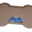 Loving Pets SpillProof Bone Shaped Dog Mat Tan, 1ea/SM
