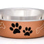 Loving Pets Metallic Dog Bowl Copper, 1ea/SM