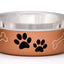 Loving Pets Metallic Dog Bowl Copper, 1ea/SM